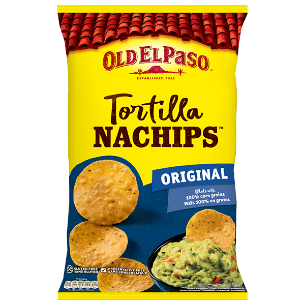 pack of Old El Paso's original nachips (185g)